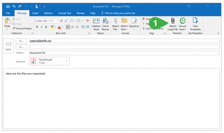 how to send a large excel file through outlook